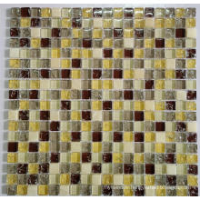 15x15mm crystal mix stone for wall decor